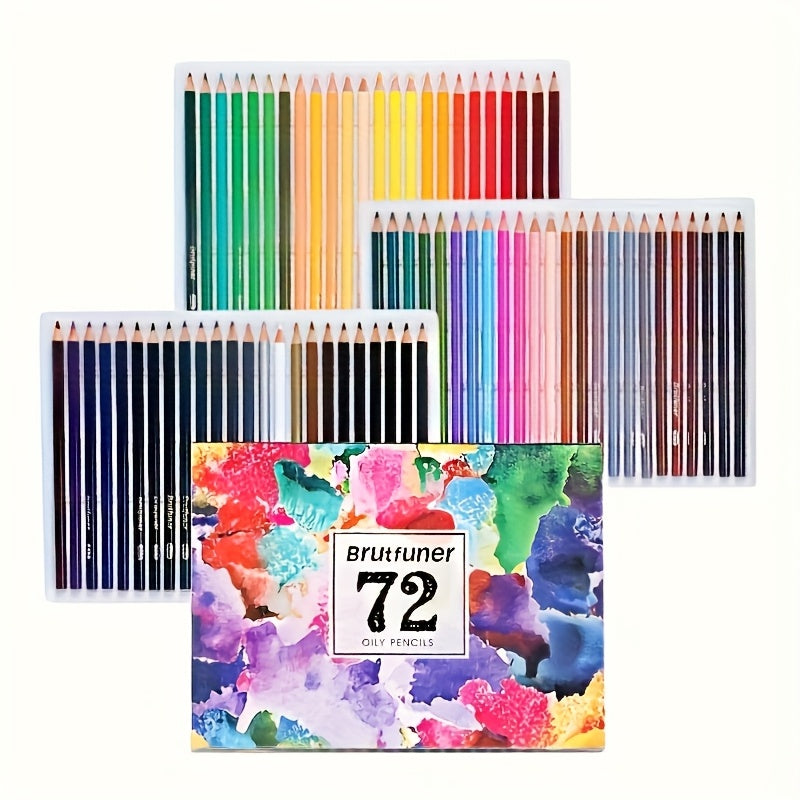 180\u002F120\u002F72\u002F48 Colors Oil-based Colored Pencil Set Professional Painting Graffiti Filling Colored Pencil Art Design School Stationery Art Supplies