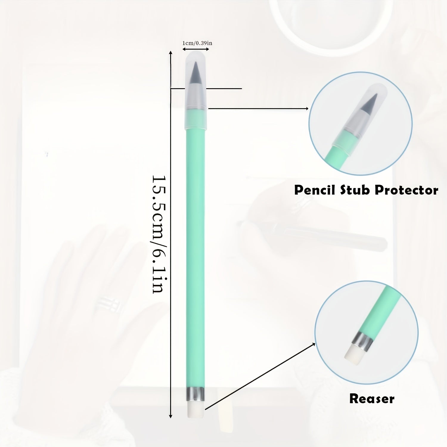 88pcs Set, 22-Color Colored Pencils, Erasable Colored Pencil Set for Long-Lasting Writing, Never-Need-Sharpening Eternal Inkless Pencils for Sketching, Drawing, and School Supplies