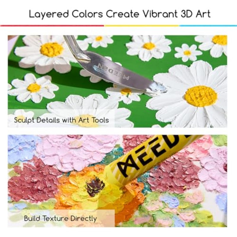 72 Vibrant Colors Soft Oil Pastels Set | Smooth Oil Pastel Crayons for Art Supplies, Painting, Drawing, Blending, Layering, Shading - Plastic Material, Chemical-Free