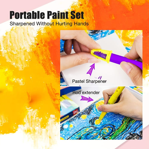 12 Assorted Colors Oil Pastels | Soft Crayons Suitable for Artists, Beginners, Students for Art Painting and Drawing