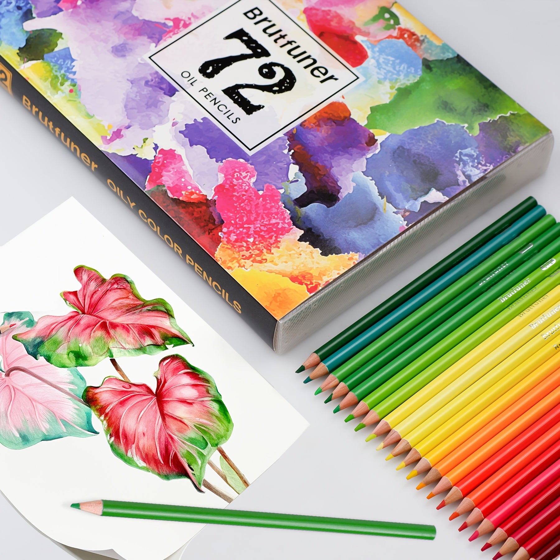 Professional Colored Oil Pencils Set, Watercolor Drawing Pencils, Art Supplies, School Stationery, 48\u002F72\u002F160 Colors, Lead