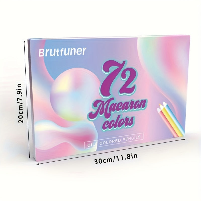 Macaron Pastel Colored Pencils, Set Of 72 Colors, Artists Soft Core, Ideal for Drawing Sketching Shading, Coloring Pencils for Adults Beginners