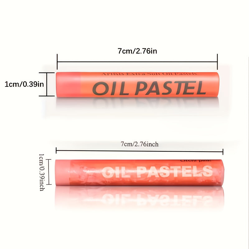 75-Count Soft Oil Pastel Crayons Set with 72 Colors + 3 Classic White - Non-Toxic, Vibrant Creamy Texture for Blending, Layering & Art Painting - Professional Artist-Grade Paper Crayons for Sketching, Oil Painting & Art Projects - Ideal for Artists