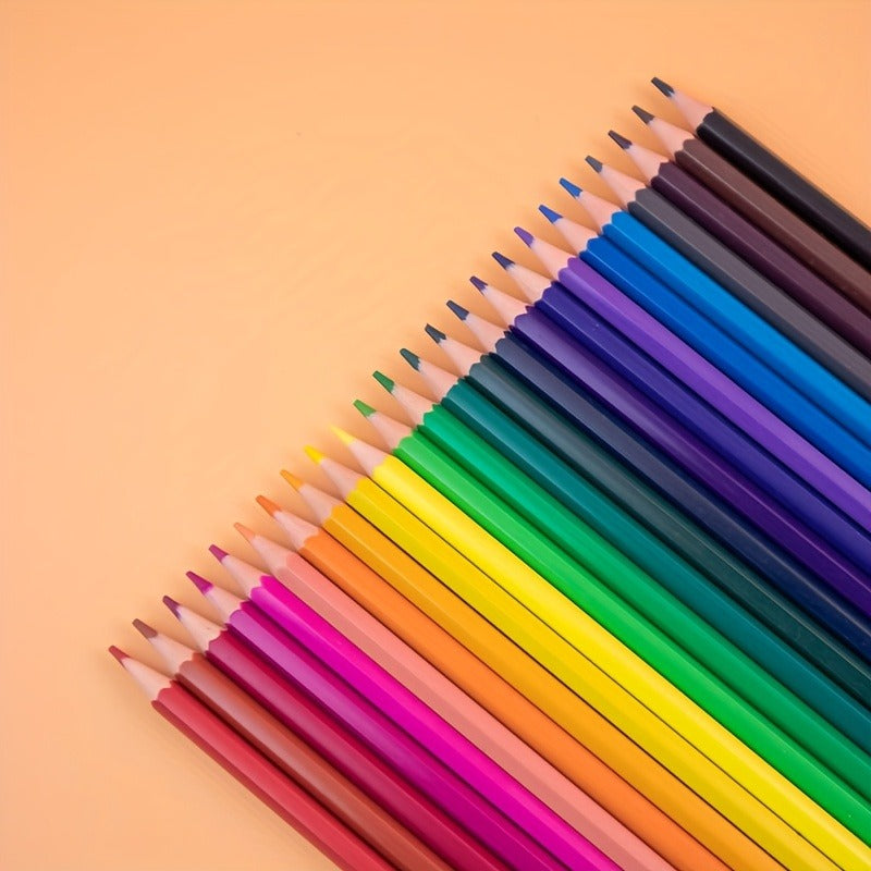 48-color Box of Colored Pencils, High-quality Soft Core Oil-based Pencil Set - Bright and Versatile, Perfect for Artists, Sketching and Illustration Picture Books,