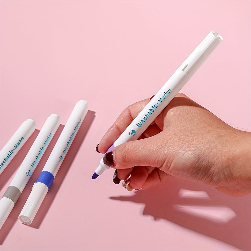 Washable Markers And Watercolor Pens Available in 12, 18, 24, Or 36 Colors, Suitable for Professional Artistic Use, Ideal for Coloring, Marking, And Drawing. They Feature Vibrant Colors, Smooth Writing, Are Favored by Students