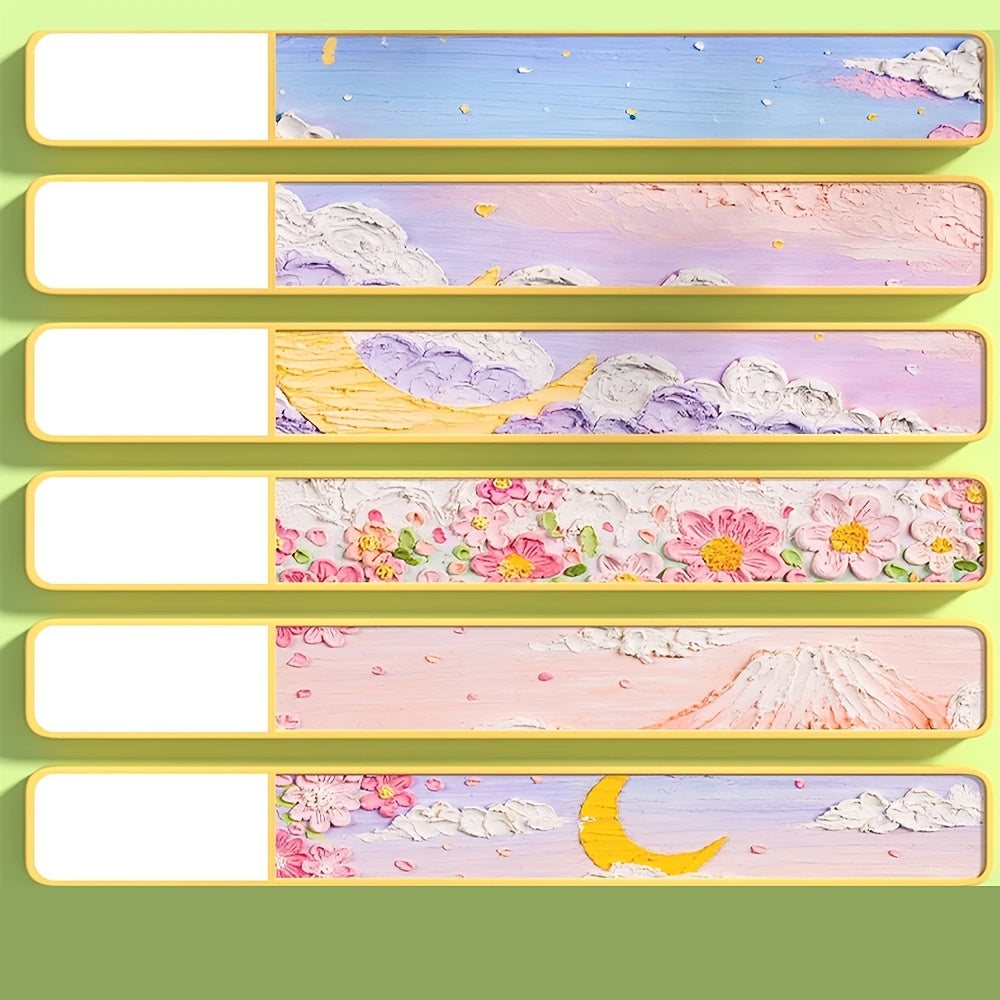 This JIESO 52pcs Wooden Gift Box Set of Soft Oil Pastels Features 51 Colors in a Rich Artistic Landscape Palette, Including White, Golden, and Silvery Bonus Sticks. These Medium-sized Art Crayons Are Suitable for Painting, Sketching, and Blending