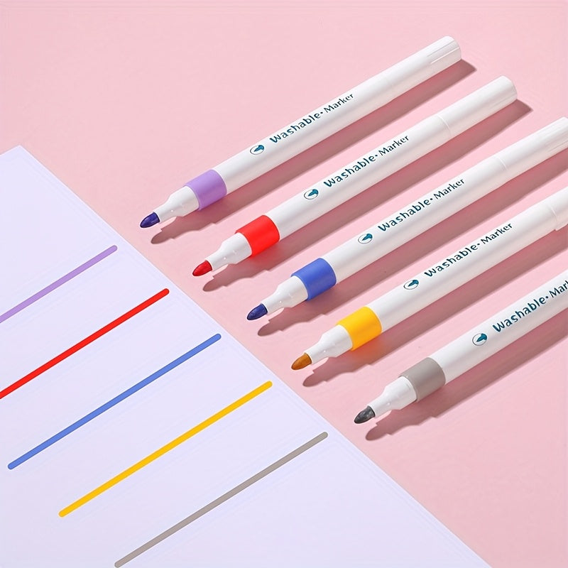 Washable Markers And Watercolor Pens Available in 12, 18, 24, Or 36 Colors, Suitable for Professional Artistic Use, Ideal for Coloring, Marking, And Drawing. They Feature Vibrant Colors, Smooth Writing, Are Favored by Students