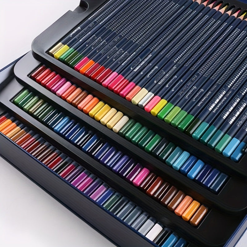 Halloween gifts 1 High-quality Brand Water-based Colored Pencil, Originated In 1996, Bright And Soft Colors, Easy to Color, Water-soluble, Iron Box Packaging, Watercolor Pencils, Perfect Birthday Gift