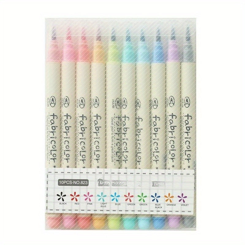 10 Color Watercolor Brush 10 Color Set Watercolor Pen Soft Hair Beauty Brush Comic Calligraphy